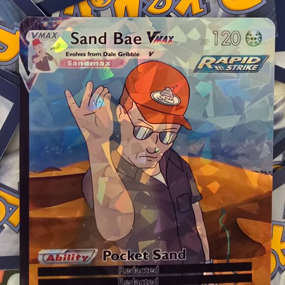 Salt Bae Dale Gribble Meme Pokemon Card - King Of The Hill - Picture 6 of 10